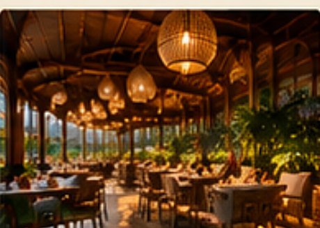 Restaurant veranda